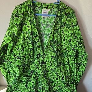 Saint Patrick And Easter Scrub Jacket